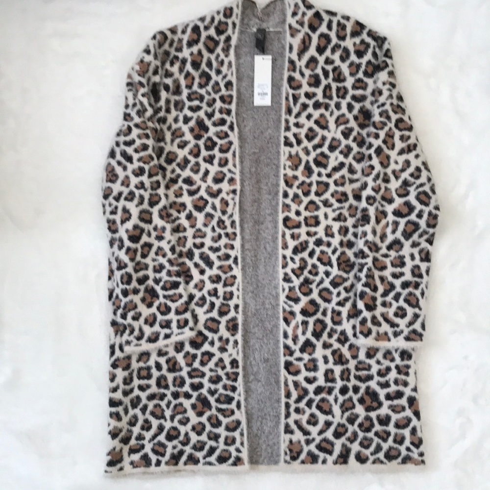 Cheetah Print Cardigan